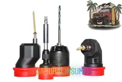Combo 10En1 Taladro MultiCabezal x4 Intercambiable - miniatura 5