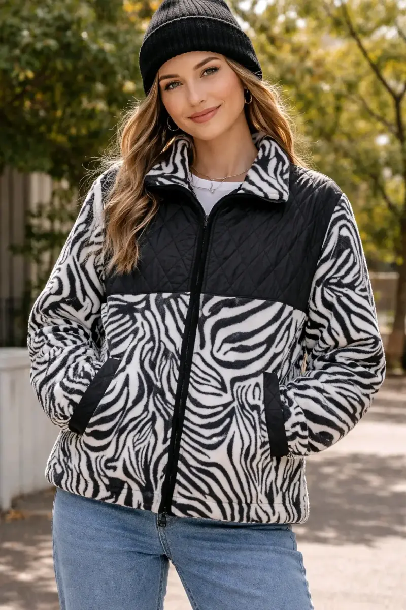 Poleron polar con estampado