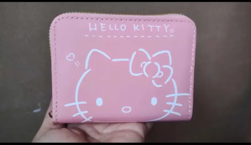 Monedero Hello Kitty y Minnie Mouse Rosa - 1