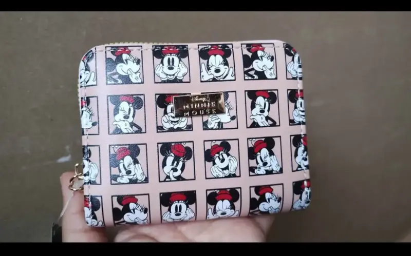 Monedero Hello Kitty y Minnie Mouse Rosa - 3