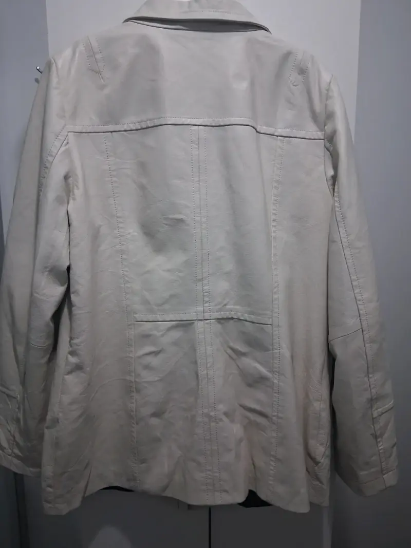 Chaqueta de cuero beige Danier para mujer - 3
