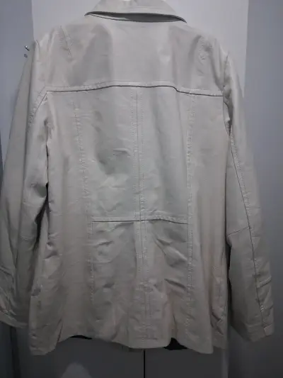 Chaqueta de cuero beige Danier para mujer - miniatura 3