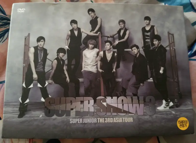 DVD Super Show 3 de Super Junior original. - 1