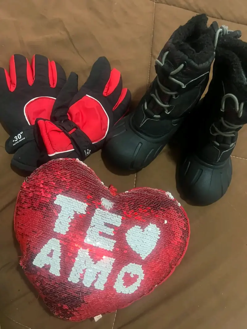 Botas de invierno para niños negras - 2