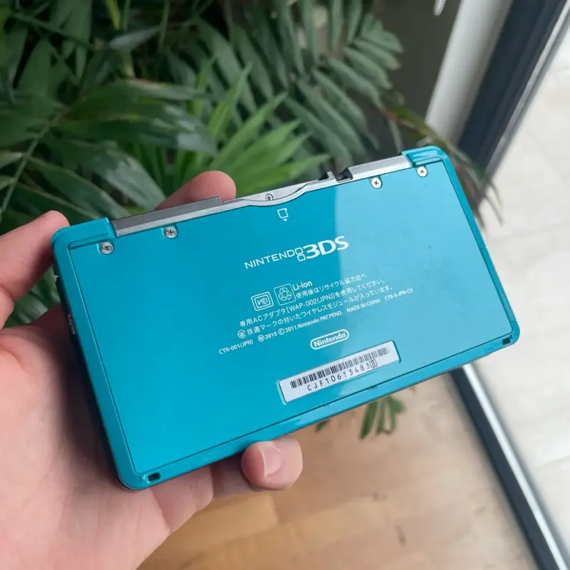 Nintendo 3DS Aqua Blue Mal Estado - 3