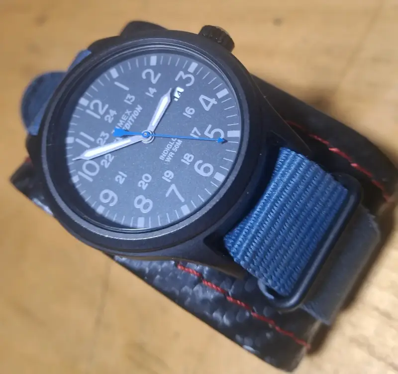 Reloj Timex Expedition con Correa Azul - 1