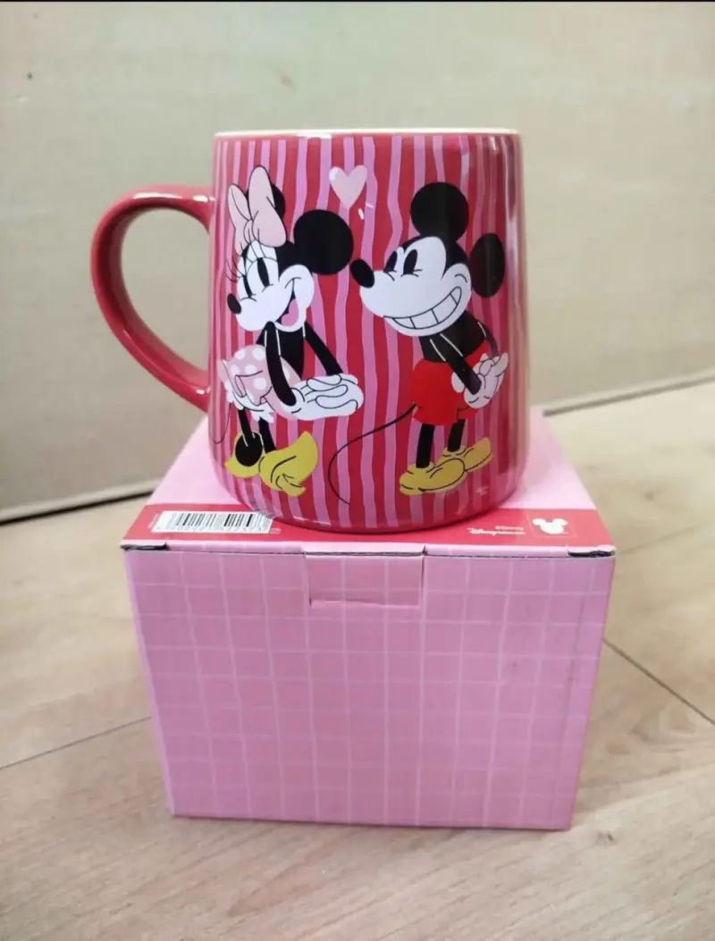 Taza de cerámica Mickey y Minnie Disney