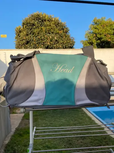 Bolso deportivo Head gris y turquesa - miniatura 1