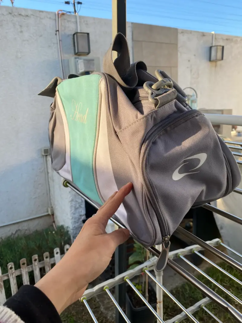 Bolso deportivo Head gris y turquesa - 3