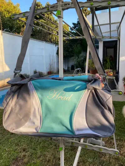 Bolso deportivo Head gris y turquesa - miniatura 4