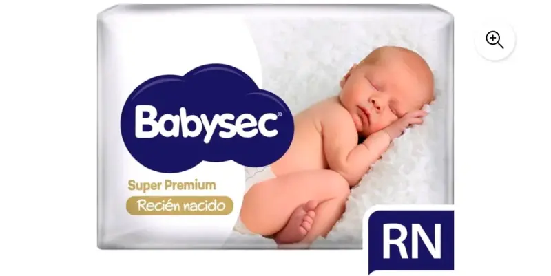 Pañales Babysec Super Premium Recién Nacido