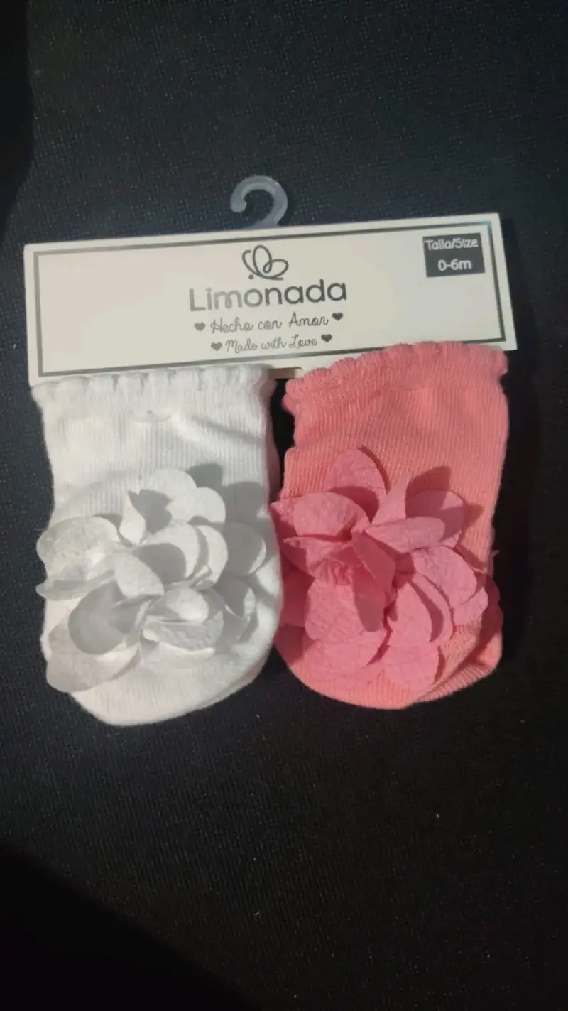 Set de calcetines y baberos para bebé Limonada - 1