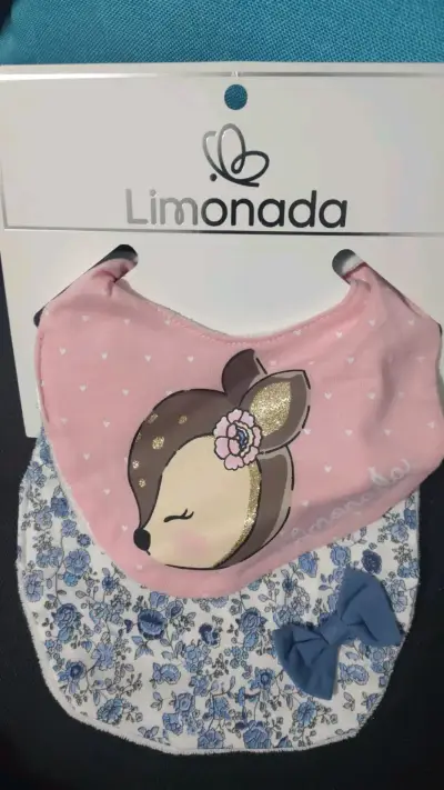 Set de calcetines y baberos para bebé Limonada - miniatura 2