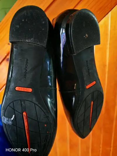 Zapatos planos negros Rockport para mujer - miniatura 2