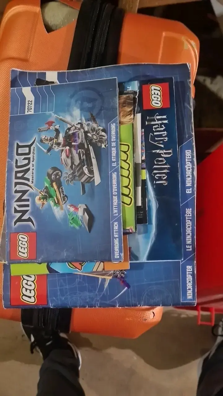 Set de instrucciones LEGO Ninjago y Harry Potter