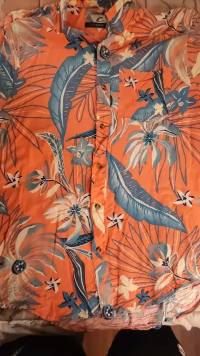 Camisa hawaiana estampada Cloudbreak - miniatura 1