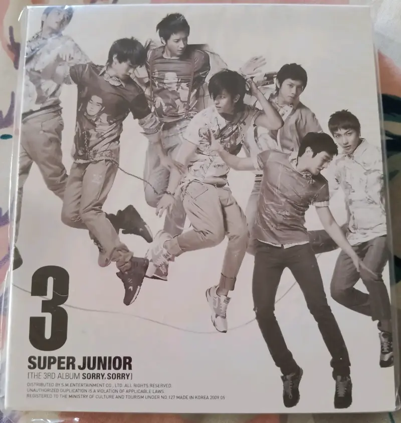 Álbum Sorry Sorry de Super Junior original. - 1
