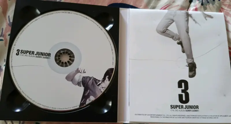 Álbum Sorry Sorry de Super Junior original. - 3