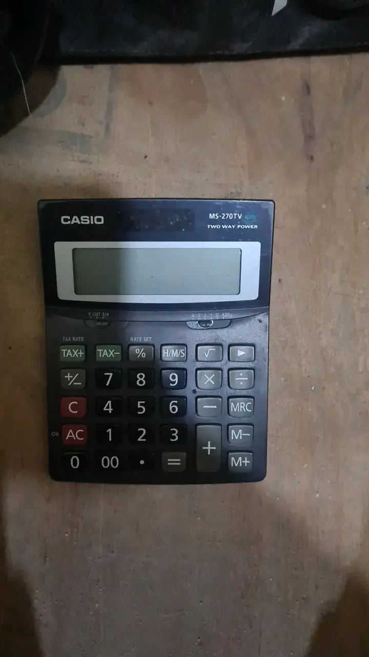 Calculadora Casio MS-270TV de dos vías
