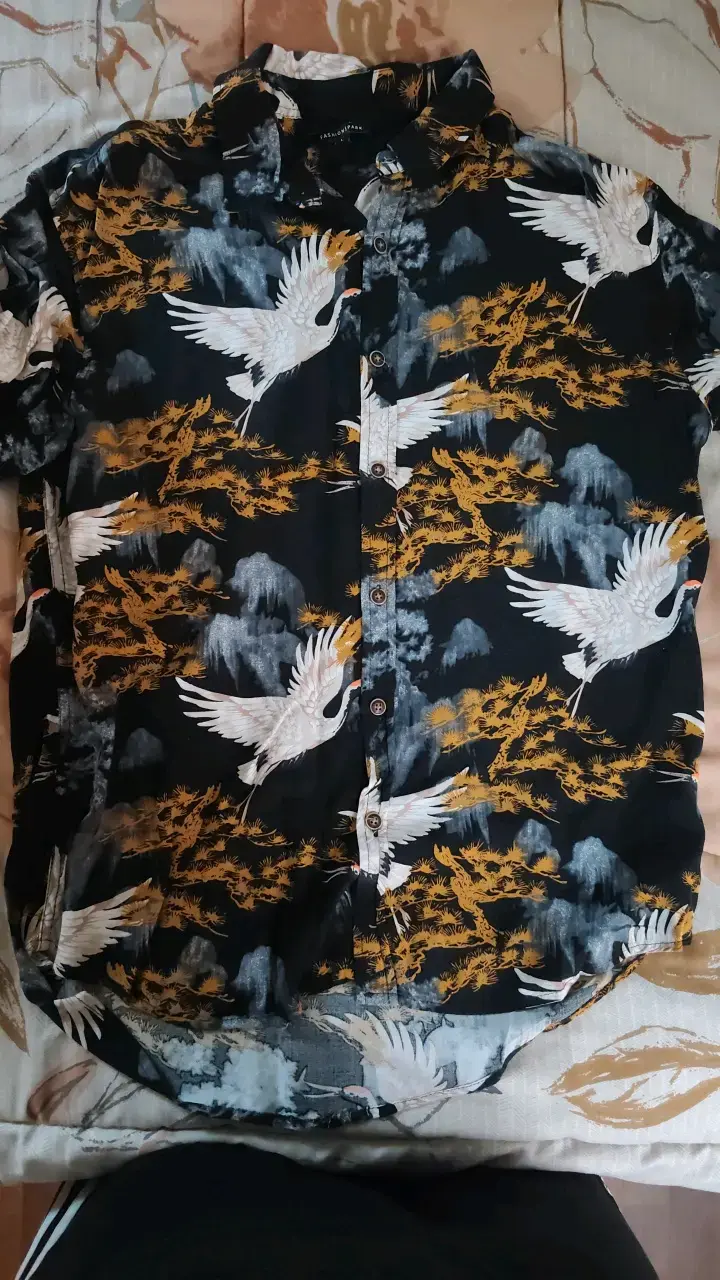 Camisa estampada de grullas Fashionpark - 1