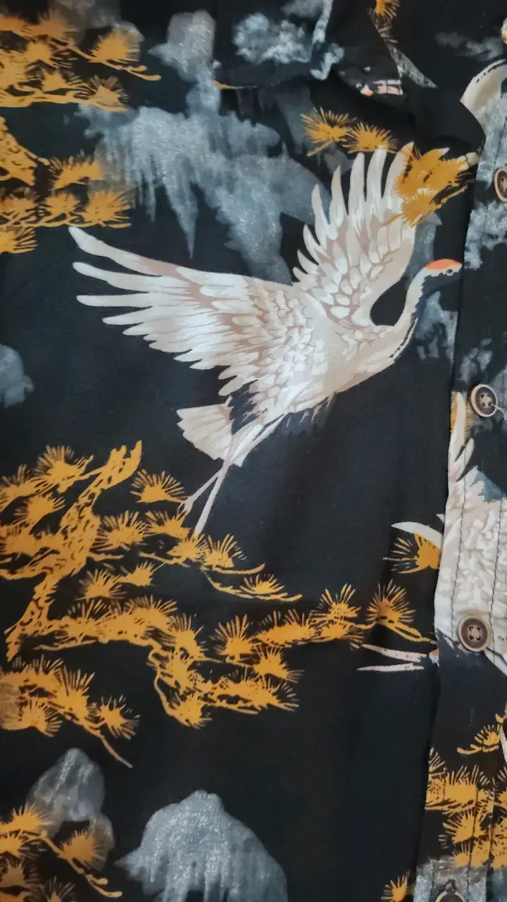 Camisa estampada de grullas Fashionpark - 3