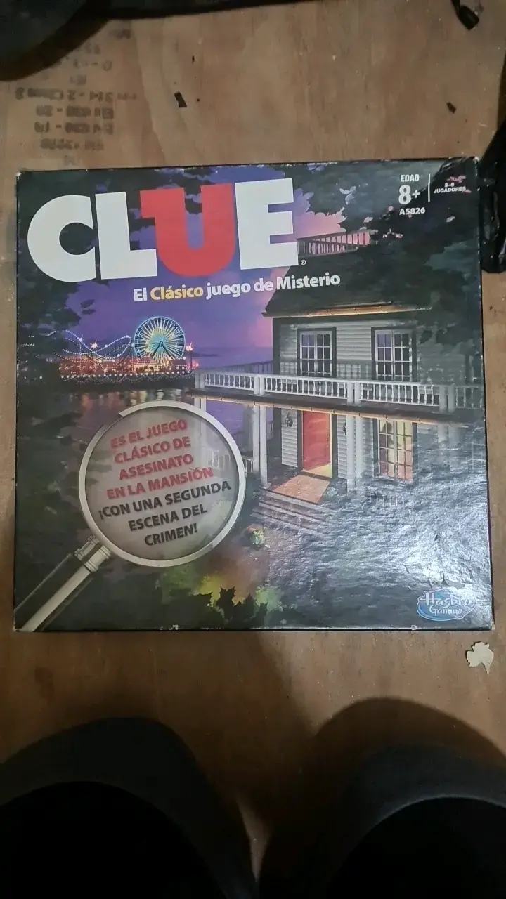 Juego de mesa Clue clásico de misterio