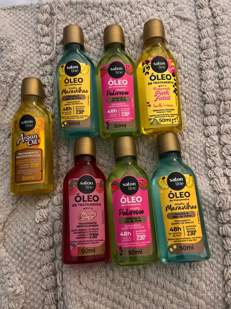 aceites de tratamiento capilar Salon Line