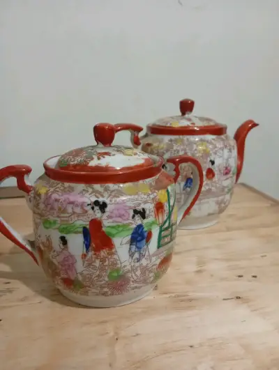 Juego de té japonés pintado a mano - miniatura 5