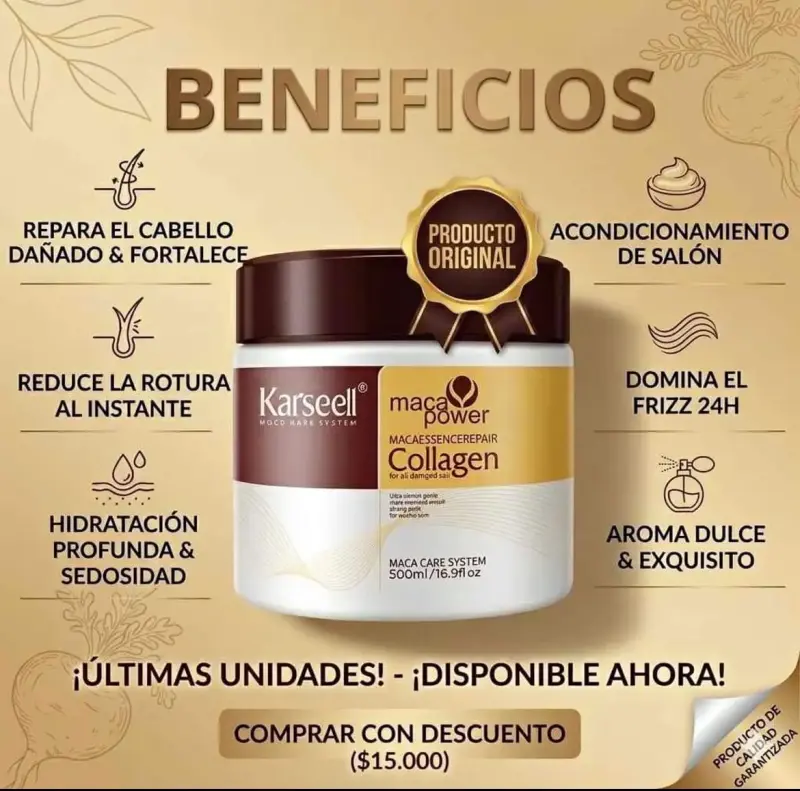 Tratamiento Capilar Karseell Maca Power Collagen 500ml