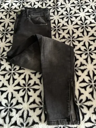 Jeans negros ajustados Karl Lagerfeld para mujer - miniatura 2