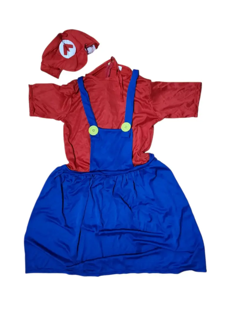 Disfraz mujer Mario Bros talla L