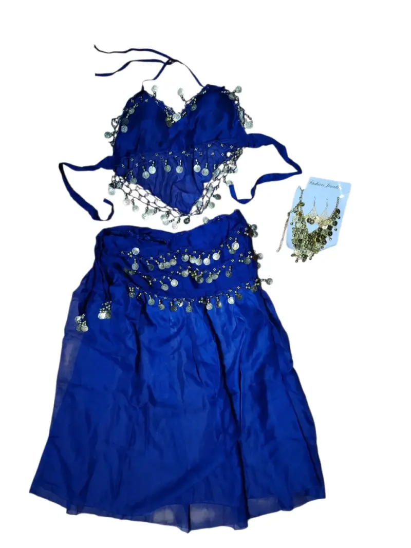 Conjunto de Danza Árabe Azul talla S
