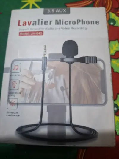 Micrófono de Solapa Lavalier JH-043 (Conector 3.5m - miniatura 1