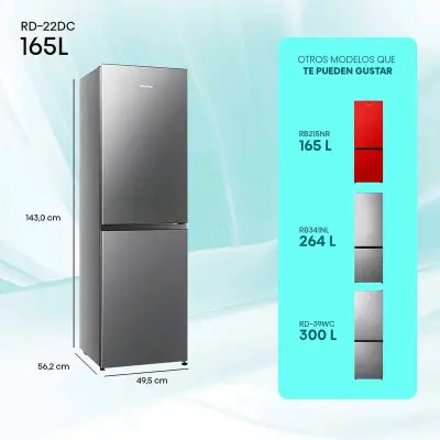 Refrigerador Hisense RD-22DC 165L - miniatura 4