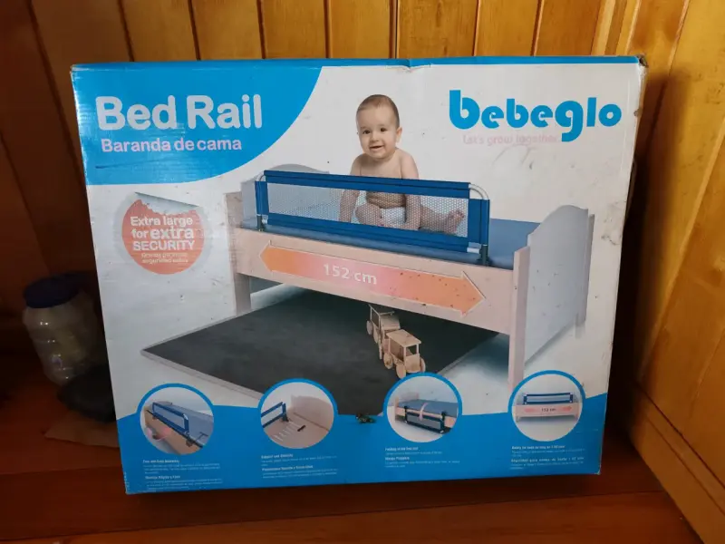 Baranda de Cama Bebeglo 152 cm Extra Seguridad - 1