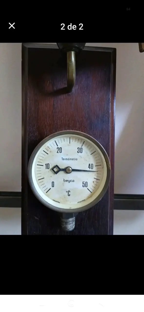 Lámparas de pared vintage con termómetro - 2
