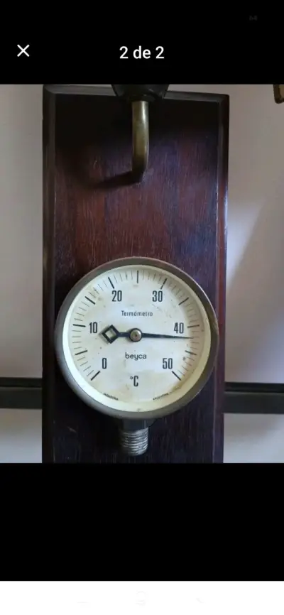 Lámparas de pared vintage con termómetro - miniatura 2