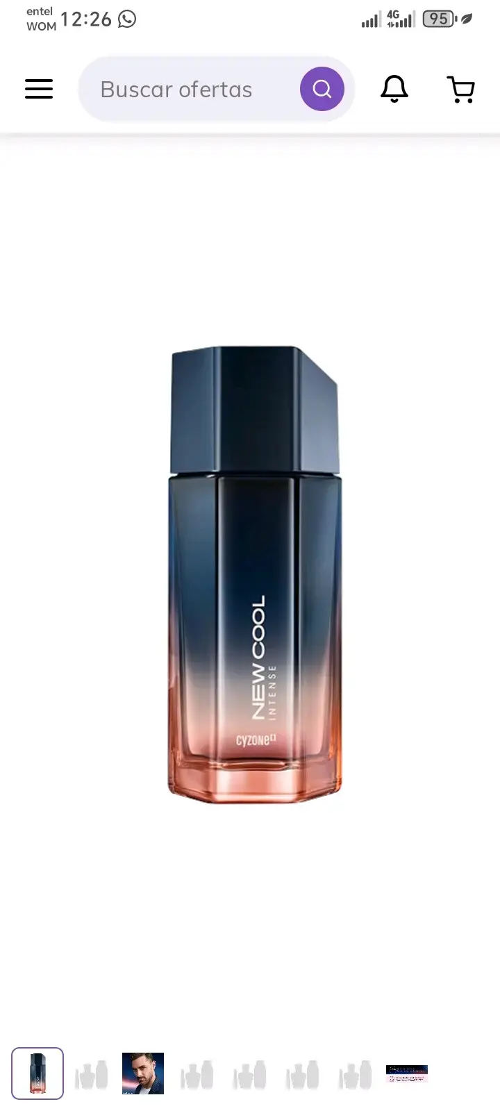 Perfume Cyzone New Cool Intense para Hombre - 1