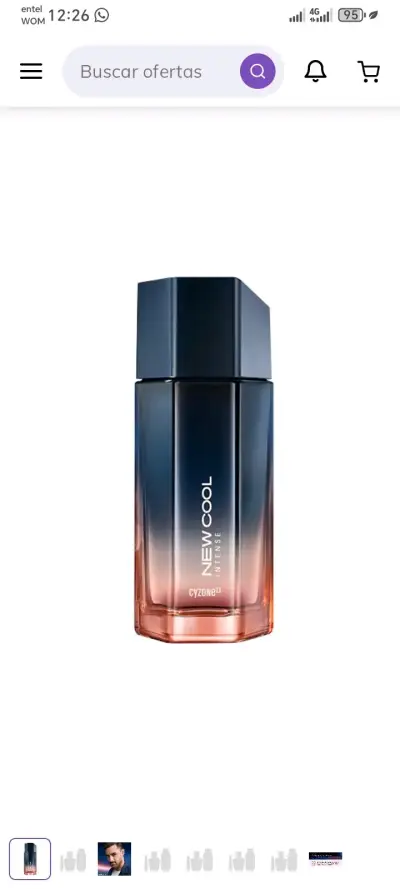 Perfume Cyzone New Cool Intense para Hombre - miniatura 1
