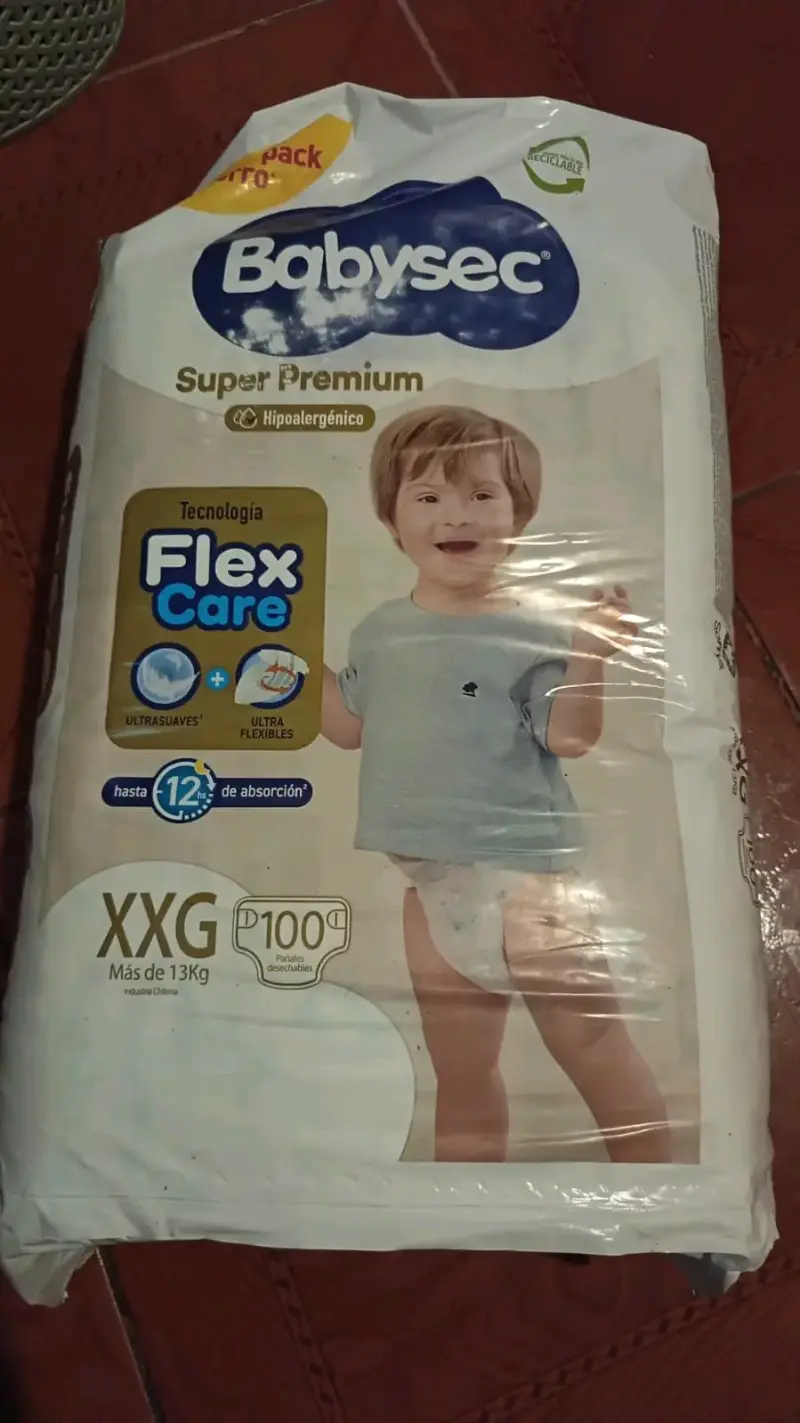 Pañales Babysec Super Premium XXG 100 unidades