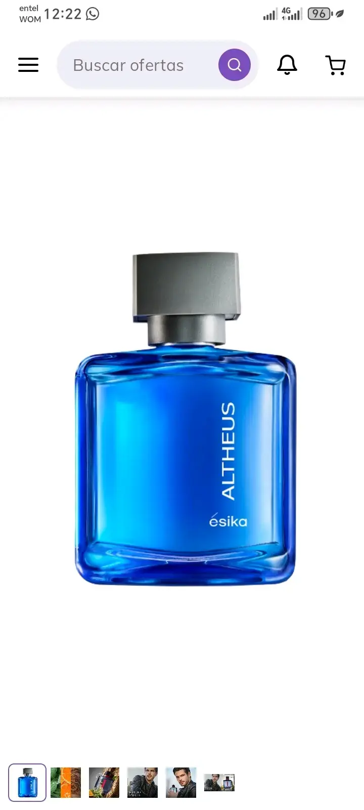 Perfume Altheus para hombre de Ésika - 1