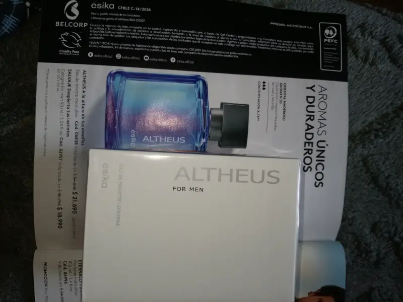 Perfume Altheus para hombre de Ésika - 2