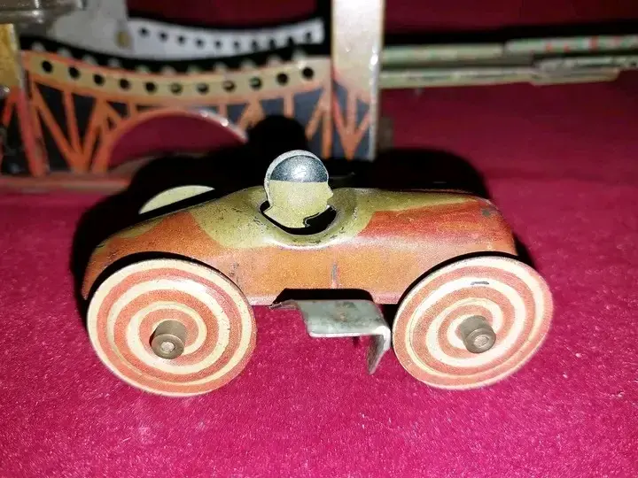 Juguete vintage Auto Acrobata de metal - 3