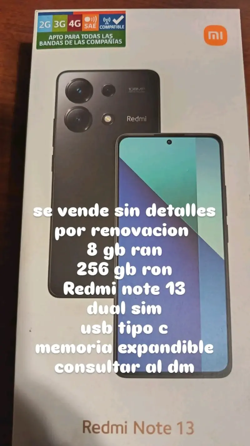 Smartphone Xiaomi Redmi Note 13 256GB Dual SIM - 1