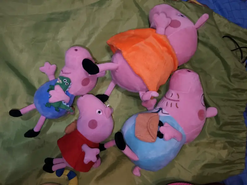 Set de peluches de la familia Peppa Pig - 2