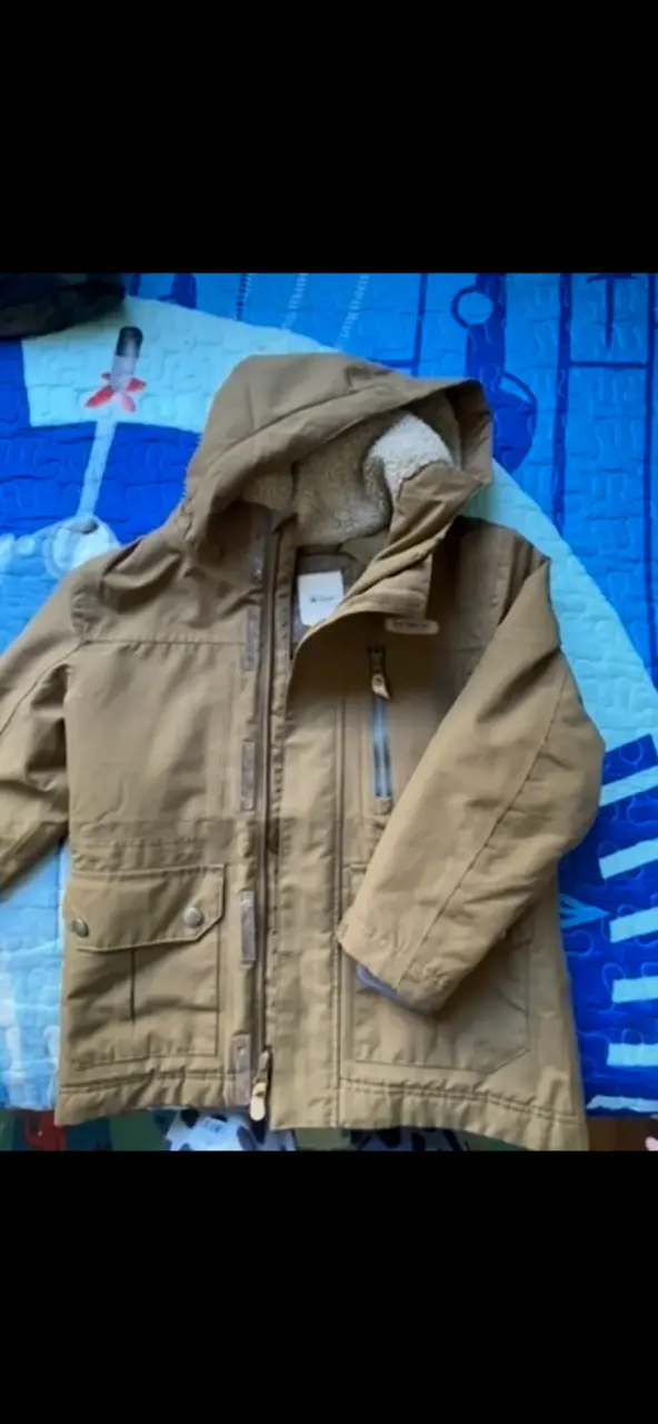 Chaqueta lippi con capucha color caqui - 2