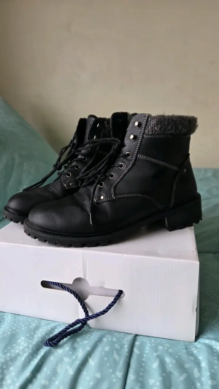 Botas negras de cuero Rainforest - 1