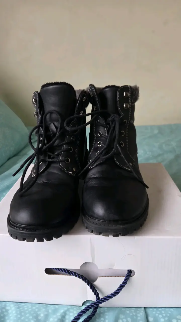 Botas negras de cuero Rainforest - 2