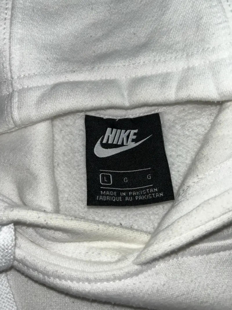 Polerón con capucha blanco Nike - 3