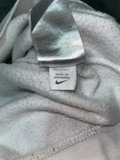 Polerón con capucha blanco Nike - miniatura 4